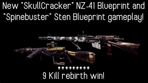 New Skullcracker NZ 41 Blueprint And Spinebuster Sten Blueprint