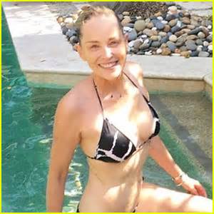 Sharon Stone 58 Looks Incredible In Bikini Photo Bikini Sharon