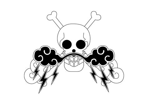 One Piece Flag Black And White Pirate Flag, Pirate Flag, One Piece