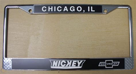 Nickey Chevrolet License Plate Frame