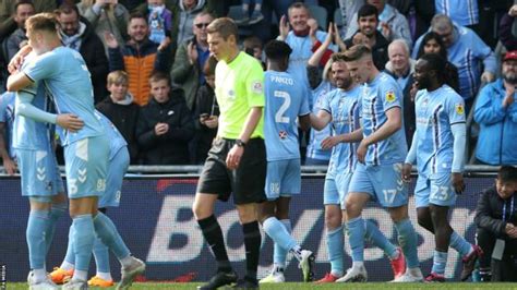 Coventry City 2 1 Reading Soaring Sky Blues Beat Royals To Climb To