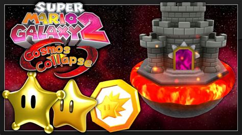 Super Mario Galaxy 2 Cosmos Collapse Bowser Jr S Colored Castle All