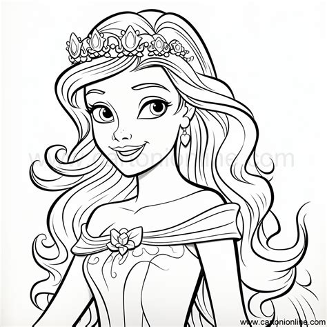 Desenho 33 De Princesa Para Colorir