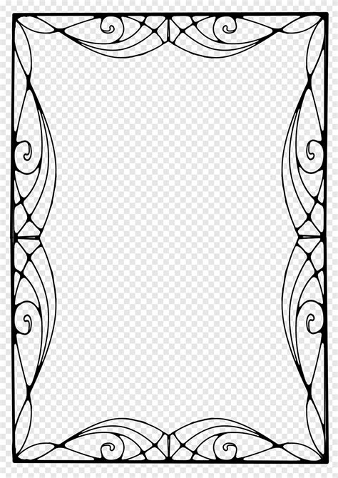 Art Deco Borders Art Nouveau Design Border Angle Png Pngegg