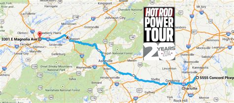 Hot Rod Power Tour 2024 Route Map Elsie Idaline