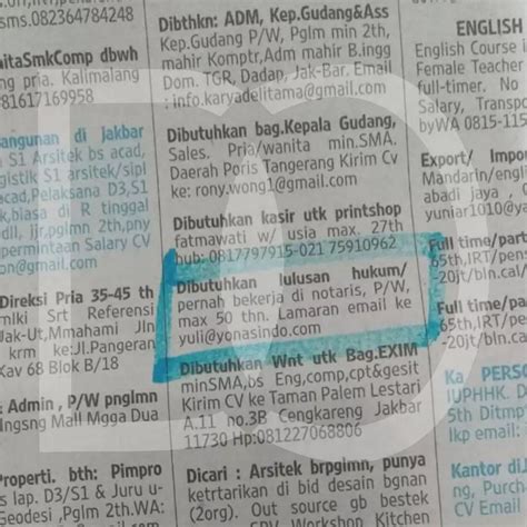 Apa Yang Dimaksud Dengan Iklan Baris Koran Iklan Baris Pengertian