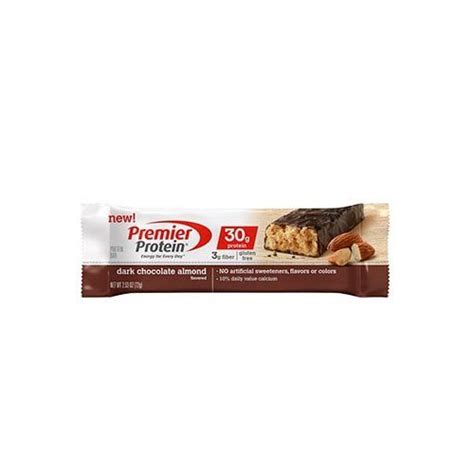 Premier Protein Dark Chocolate Almond Bars 6 Count Dark Chocolate Almonds Almond Bars