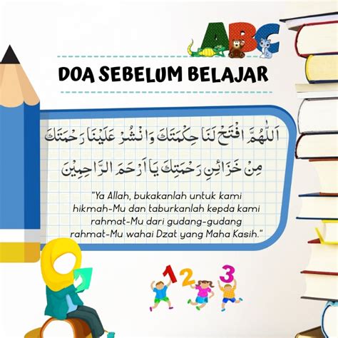 Doa Sebelum Belajar Templat Postermywall