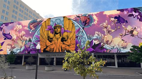 Tulsa S Main Park Plaza Getting World S Largest Augmented Reality Mural