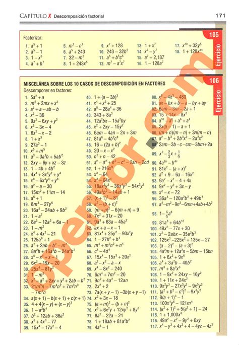 Álgebra de Baldor PDF Descarga Ejercicios Resueltos Gratis