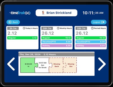 Simple Time Clock For Employees Timetrakgo