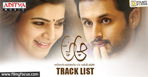 A Aa Movie Track List | Nithiin | Samantha - Filmy Focus