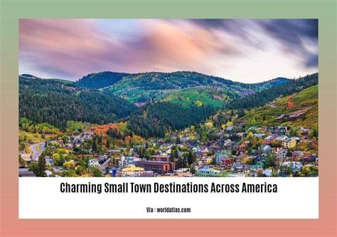 Charming Small Town Destinations Across America Night Box