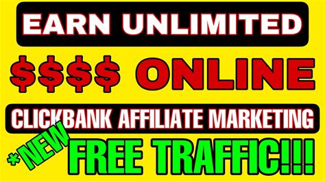 Earn 100K Per Month With ClickBank Affiliate Marketing FREE TRAFFIC