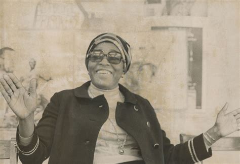 Two Press Photographs Of Betty Shabazz Attending A Ceremony Commemorating The Death Of Malcolm X