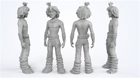 Guy Character In The Croods Animation 3d Model 3d Printable Cgtrader