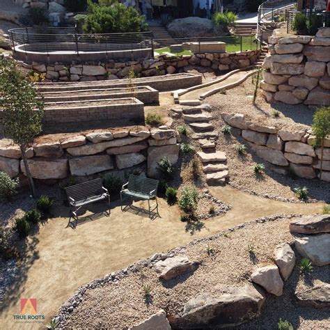 Stone Cliff Terraces True Roots Landscaping St George Utah Custom Landscaping