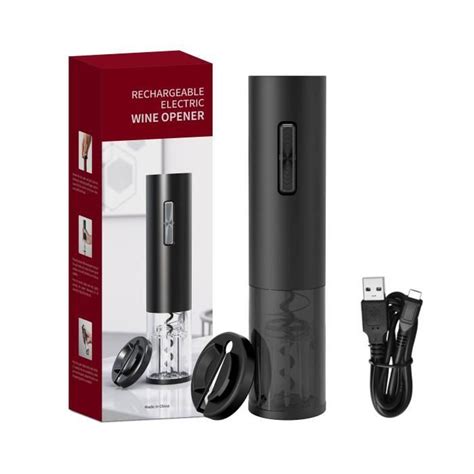 Tire Bouchon Lectrique Ouvre Bouteille Pour Vin Rechargeable