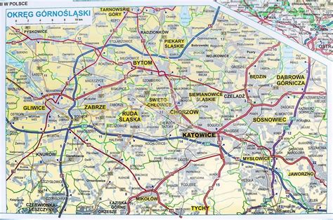 Polska Mapa Administracyjno Drogowa Magnetyczna