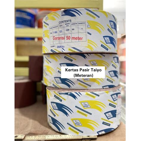 Jual Kertas Pasir Taiyo Meteran Amplas Bangunan Kertas Amplas