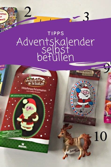 Tolle Tipps um Adventskalender für Kinder selbst zu befüllen und zu