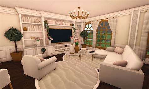 Bloxburg Coquette Living Room Blush House Floor Design House