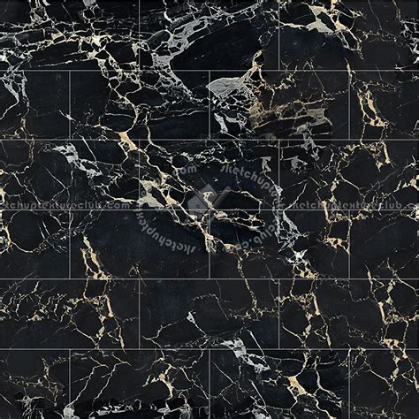 Portoro black marble tile texture seamless 14126