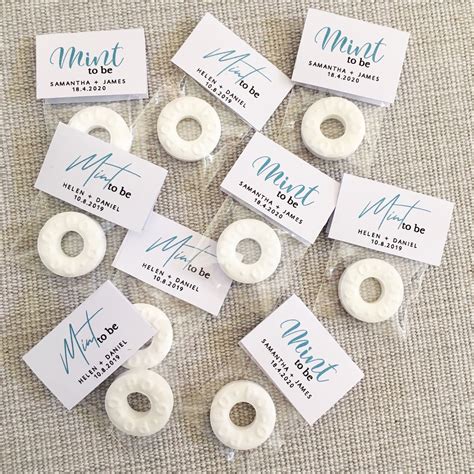 Editable Mint To Be Labels Printable Mint To Be Favors Templett