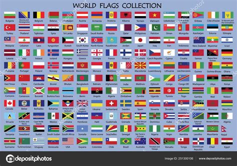 World Flag Collection World Flag Collection Names World Countries Flags