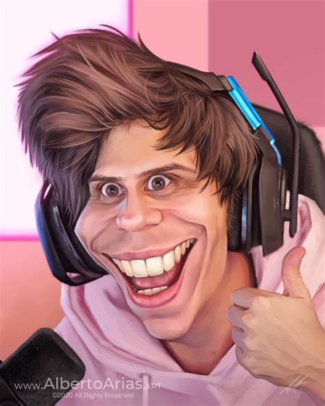 Alberto Arias Art El Rubius Caricature 02 Postimages