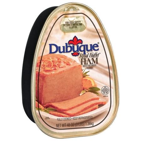 DUBUQUE Royal Buffet Ham 3 LB CAN - Walmart.com