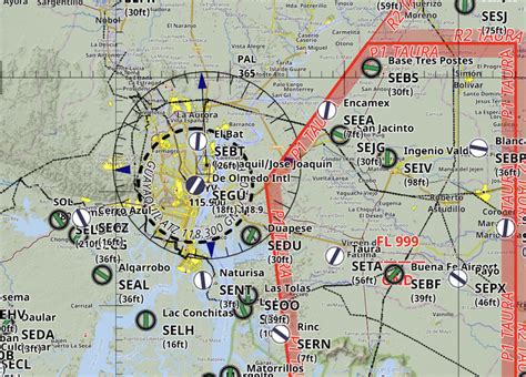 Ecuador Airmate VFR Digital Map Airmate Shop