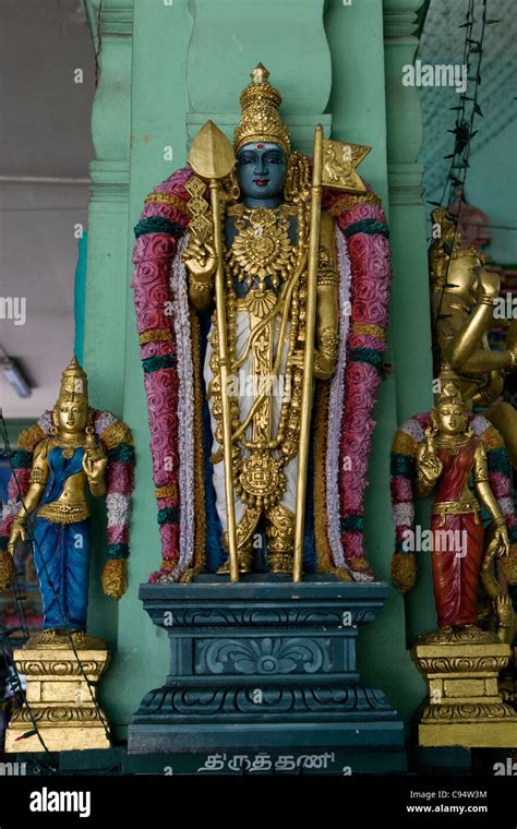 Sri Thandayuthapani Temple Lord Muruga Deity Stock Photo Alamy