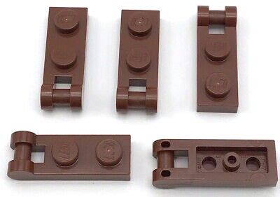 Lego New Reddish Brown Plates Modified X Handle On End Closed