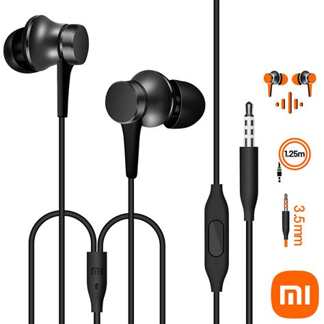 Écouteurs Officiels Xiaomi Intra auriculaires Jack 3 5mm Son HD