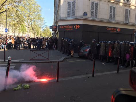 Un D Fil Du Er Mai Paris Maill De Quelques Incidents Groupe