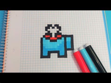 Como DIBUJAR al CADAVER de AMONG US fácil Pixel Art YouTube Arte