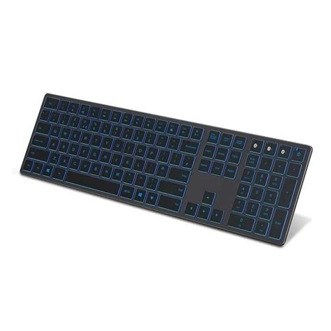 Jelly Comb Iwg Zxbt Bluetooth Backlit Rechargeable Wireless Keyboard