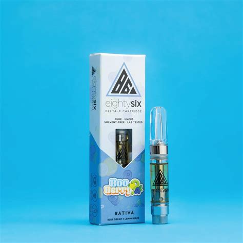 Eighty Six Brand Eighty Six Brand Boo Berry Blue Dream Delta 8 Thc Vape Cartridge Leafly