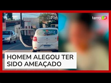 Motorista De Aplicativo Flagrado Agredindo E Expulsando Passageira De