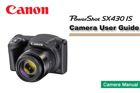 Canon PowerShot SX430 IS Instruction or User’s Manual Available for ...