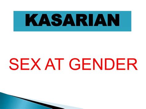 PAGKAKAIBA NG SEX AT GENDER Pptx