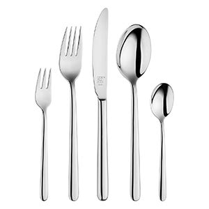 Teiliges Zwilling Besteck Set Personen Edelstahl F R Nur