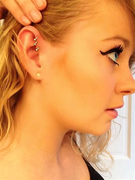 Triple Forward Helix Forward Helix Piercing Helix Piercing Triple