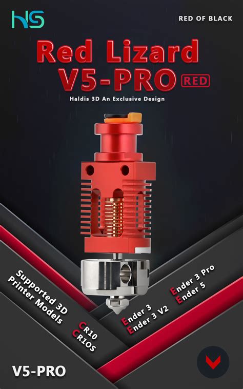 Haldis D Red Lizard V Pro High Flow Hotend D Gadgets Malaysia