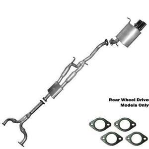 Y Pipe Resonator Muffler Exhaust System Fits Infiniti G