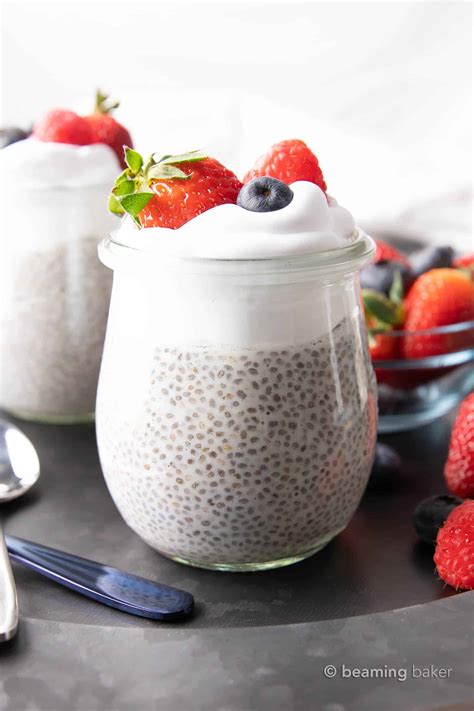 3 Ingredient Chia Pudding Recipe Beaming Baker