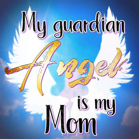 My Guardian Angel Is My Mom Original Graphic Png Svg And Jpeg Etsy