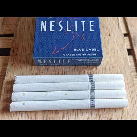 Jual Neslite Rokok Filter Kretek Blue Label Isi Batang Per Slop Isi