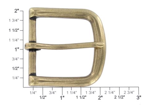 1035 Heel Bar Buckle Solid Brass Ll Antique Brass A Leatherstore